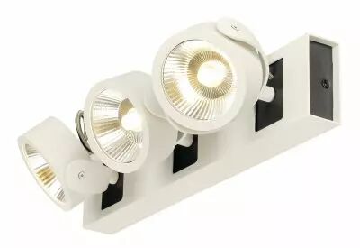 KALU, applique et plafonnier int�rieur, triple, blanc/noir, LED, 47W, 3000K, variable Triac (1000132)