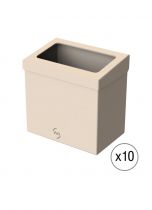 Kit 10 Poubelles Carton bureau (8992106)