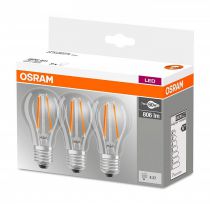 Kit 3 ampoules filaments E27 7W 4000K OSRAM (819535)