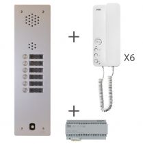 Kit audio 1R 6BP 2 VOICE Programmé (KA83/106)