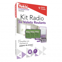 Kit centralisation 3 volets roulants radio Power (KITRADIO3VRP)
