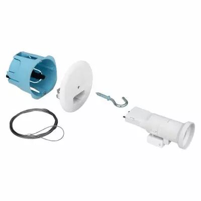 Kit ctre pl.DCLd67  E27 fix.int.+fil.2m (53093)