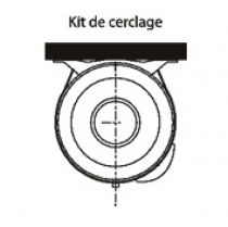 Kit de cerclage pour Chauffe-eaux horizontaux muraux de 100 à 200L (009115)