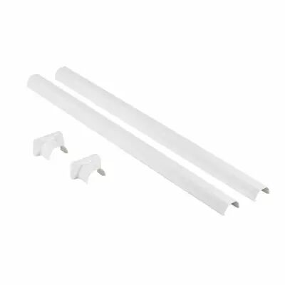 Kit finition perche pour colonne 1 et 2 compartiments - blanc RAL9003 (653066)