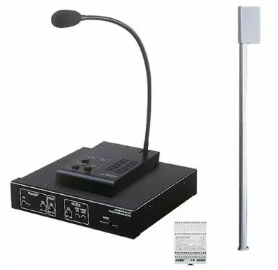 Kit interphone guichet avec micro c�t� service et tube acoustique c�t� public (IMEKIT)