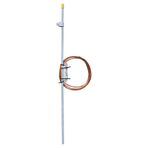 Kit piquet galva 1m + barette de terre + 3m cablette 25² (70513)
