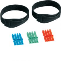 Kit repérage clips couleurs et serre-câbles pour cordons de brassage (TN902)