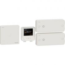 Kit thermostat connectés pour radiateurs électriques Wiser (CCTFR6905)