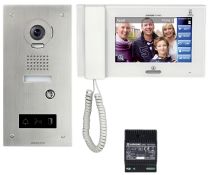 Kit vidéo access. platine inox enc. jpdvfl+jp4med+ps2420d (JPS4AEDFL)