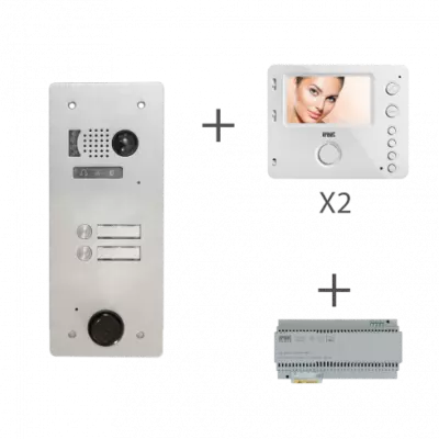 KIT VIDEO ALU1R 2 BP 2 VOICE PROGRAMME (KV83/102)