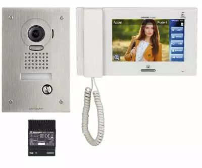 Kit vid�o enc. : 1 platine jpdvf 1 moniteur jp4med & 1 alimentation ps2420d (JPS4AEDF)