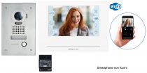 Kit vidéo platine encastrée avec moniteur écran 7 avec module wifi intégré (JOS1FW)