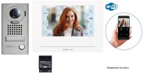 Kit vidéo platine saillie avec moniteur écran 7 avec module wifi intégré (JOS1VW)