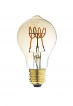 Lampe déco poire E27 LED 3,5W 2200K 130lm, Cl.énerg.A, 25000H, dimmable, ambrée (20022)