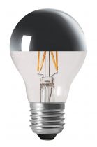Lampe décorative Calotte argentée A60 (Ø60×103) E27 LED 4,1W 2500K 320lm (20118)