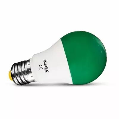 led 10w bulb e27 vert blister (73893)