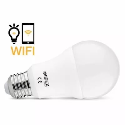 &led 12w bulb e27 wifi 4000k dim boite (738895)