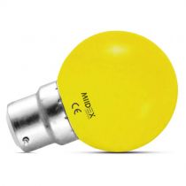 led 1w bulb b22 jaune blister x2 (76450)