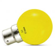 led 1w bulb b22 jaune boite (7645)