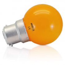 led 1w bulb b22 orange boite (7647)