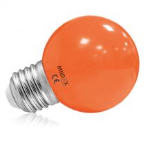 led 1w bulb e27 orange blister x2 (76203)