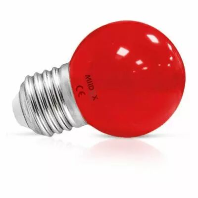 led 1w bulb e27 rouge blister x2 (76181)
