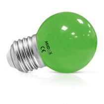 &led 1w bulb e27 vert blister x2 (76201)