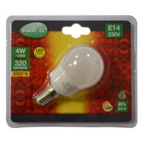 led 4w p45 bulb e14 3000k depoli boite (7463)