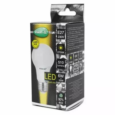 led 5w bulb e27 2700k boite (7455)