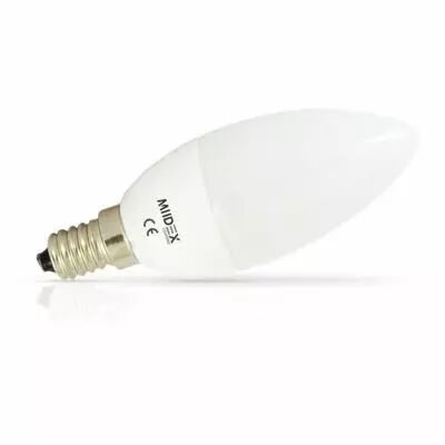 led 5w flamme e14 4000k depoli (74892)