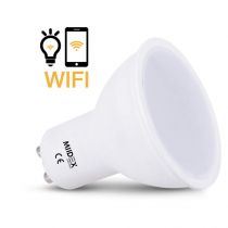 led 5w gu10 wifi 100° 4000k dim boite (7883)