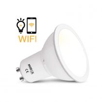 led 5w gu10 wifi 100° cct + dim boite (7884)
