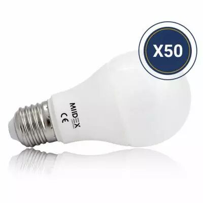 led 6w bulb e27 4000k boite pack de 50 (150007)