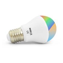 led 6w bulb e27 rgb + cct dim boite (100004)