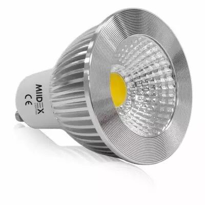 led 6w gu10 3000k 75� alu boite (78608)