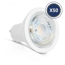 led 6w gu10 3000k 75° boite pack de 50 (150009)