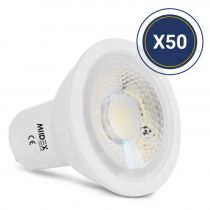 led 7w gu10 4000k 38° boite pack de 50 (150005)