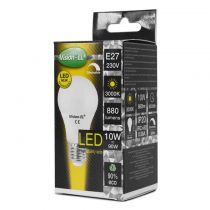 led 8.5w bulb e27 3000k dim boite (73887)