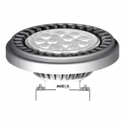 led ar 111  g53  silver 12v  ac/dc  12  w 3000 k boite (779111)