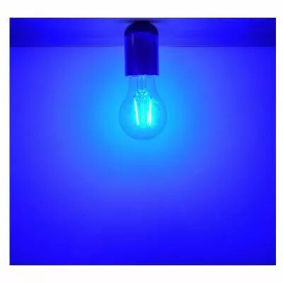 led fil cob bulb e27 2w bleue blister (71383)