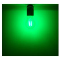 led fil cob bulb e27 2w vert blister (71386)