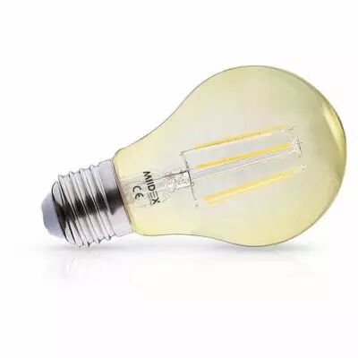 led fil cob bulb e27 8w 2700k golden dim boite (100003)
