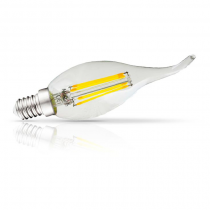 led fil cob coup de vent e14 4w 2700k claire blister (7124)