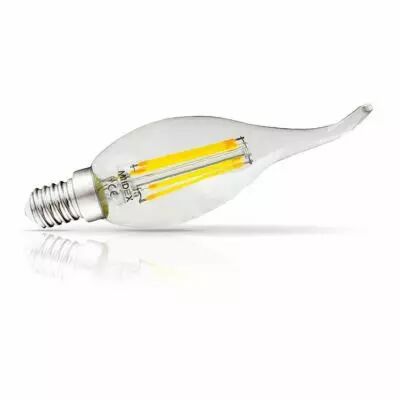 &led fil cob coup de vent e14 4w 2700k clr blister x3 (71242)