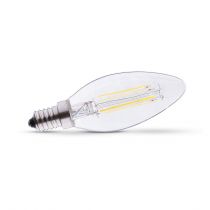 &led fil cob flamme e14 2w 3000k blister x2 (71221)