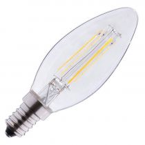 led fil cob flamme e14 4.5w 2700k clr dim boite (71302)