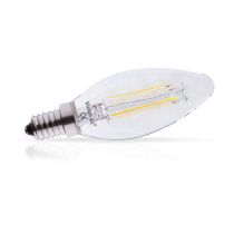 led fil cob flamme e14 4w 2700k claire blister (7127)