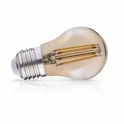 led fil cob g45 e27 4 w 2700 k golden boite (71352)