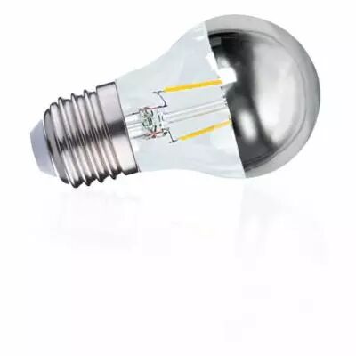 led fil cob g45 e27 4w 2700k blister argent (71366)