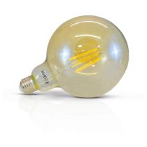 led fil cob globe g125 e27 8 w 4000k golden boite (7158)